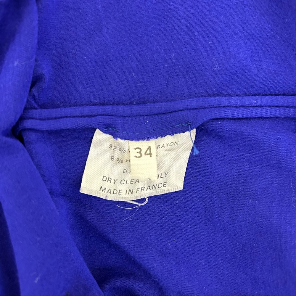 Yes Saint Laurent Women’s Royal Blue Bodysuit - Picture 9 of 10